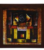 Abstract Design Satin Matt Texture UV Art Painting