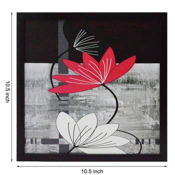 Floral Design Satin Matt Texture UV Art Painting 2