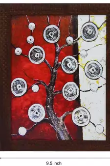 Abstract Design Satin Matt Texture UV Art Painting