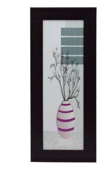 Abstract Pot Design Satin Matt Texture UV Art Painting