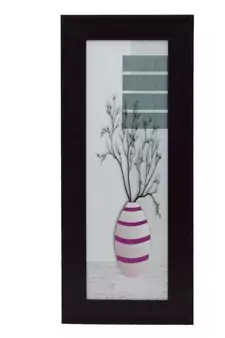 Abstract Pot Design Satin Matt Texture UV Art Painting