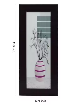 Abstract Pot Design Satin Matt Texture UV Art Painting