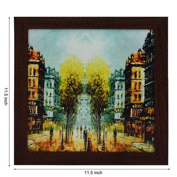 City Scene Satin Matt Texture UV Art Painting 2