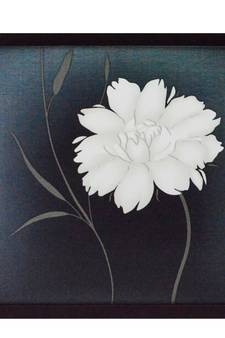 Flower Design Satin Matt Texture UV Art Painting