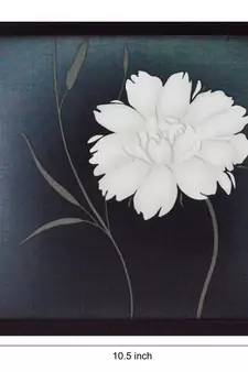 Flower Design Satin Matt Texture UV Art Painting