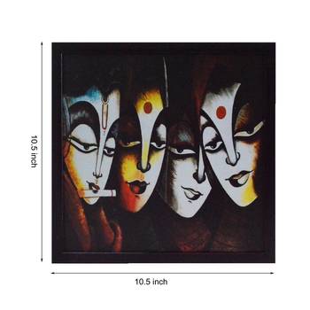 Abstract 4 Lady Design Satin Matt Texture UV Art Painting 2