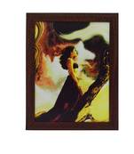 Beautiful Girl Love Scene Satin Matt Texture UV Art Painting