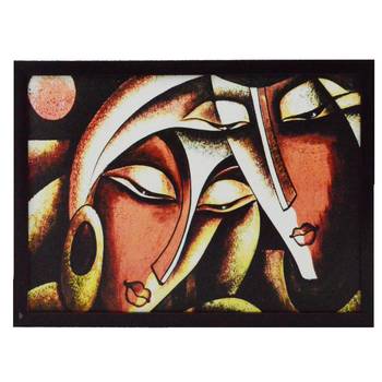 Abstract Figures Satin Matt Texture UV Art Painting 1