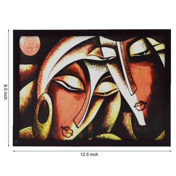 Abstract Figures Satin Matt Texture UV Art Painting 2
