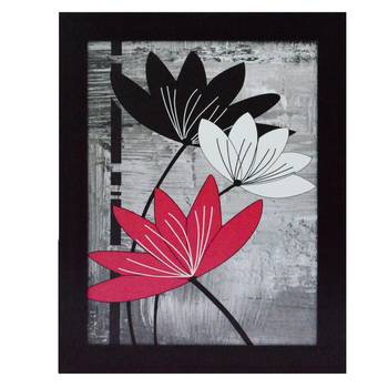 Flowers Design Satin Matt Texture UV Art Painting 1