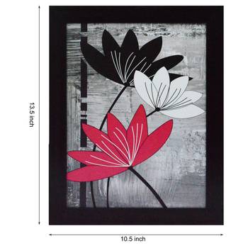 Flowers Design Satin Matt Texture UV Art Painting 2