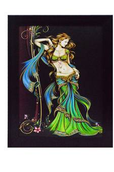 Beautiful Angel Satin Matt Texture UV Art Painting