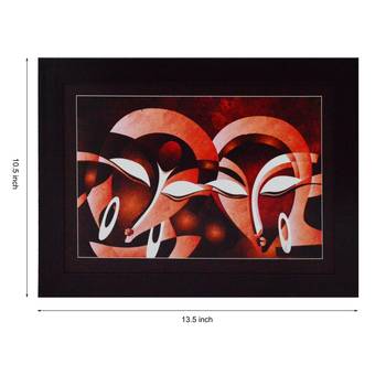 Abstract Figures Satin Matt Texture UV Art Painting 2