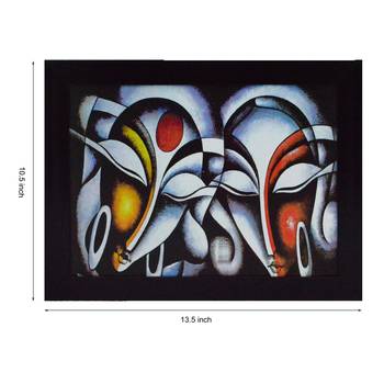 Abstract Figures Satin Matt Texture UV Art Painting 2