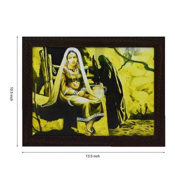 Village Women Design Satin Matt Texture UV Art Painting 2