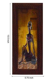 Tribal Lady Design Satin Matt Texture UV Art Painting