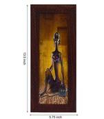 Tribal Lady Design Satin Matt Texture UV Art Painting