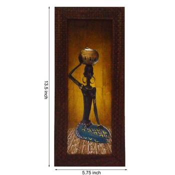 Tribal Lady Design Satin Matt Texture UV Art Painting 2