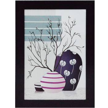Abstract Pot Satin Matt Texture UV Art Painting 1