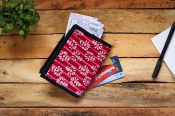 Cotton Batik Pocket Wallet 1