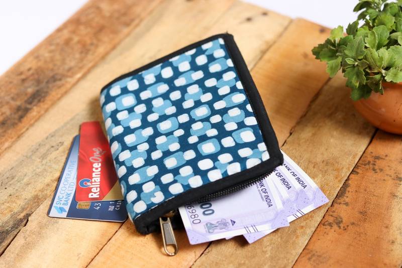 Cotton Batik Pocket Wallet