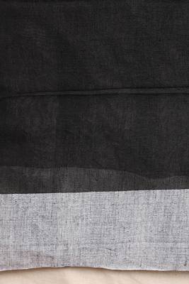 grey handwoven Ikat Saree With Blouse 5