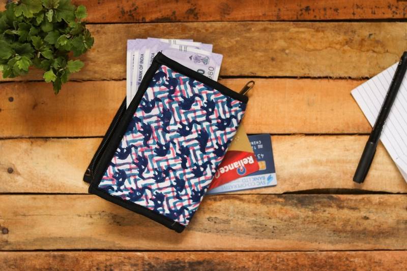 Cotton Batik Pocket Wallet