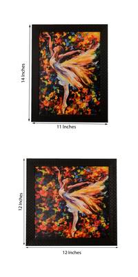 Set of 2 Satin Matt Texture UV Art Painting 2