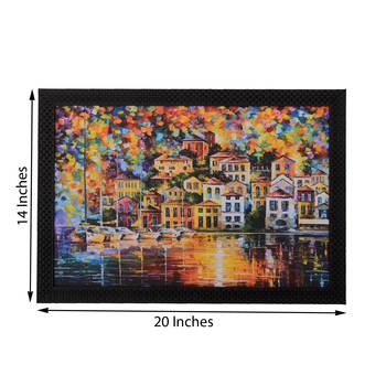 Colorful City View Satin Matt Texture UV Art Painting 2