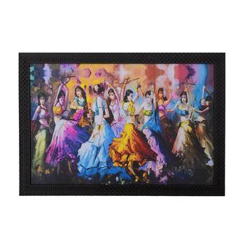 Group Dandia Scene Satin Matt Texture UV Art Painting 1