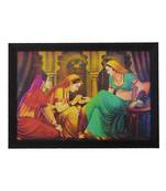 Lady Make-up Scene Satin Matt Texture UV Art Painting