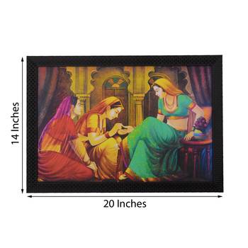Lady Make-up Scene Satin Matt Texture UV Art Painting 2