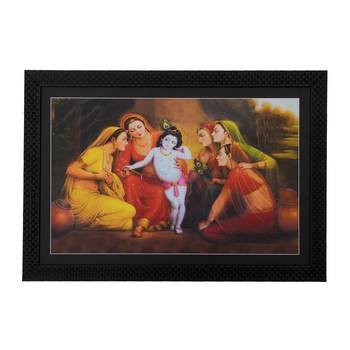 Yasoda Nandan Satin Matt Texture UV Art Painting 1