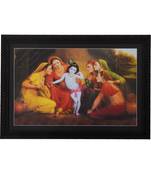 Yasoda Nandan Satin Matt Texture UV Art Painting