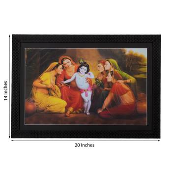Yasoda Nandan Satin Matt Texture UV Art Painting 2