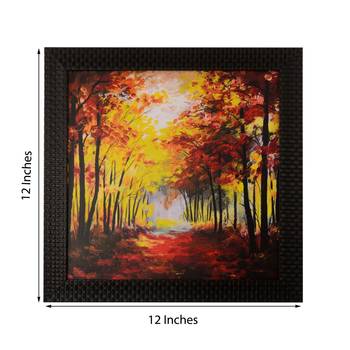Fall Season Scenary View Satin Matt Texture UV Art Painting 2