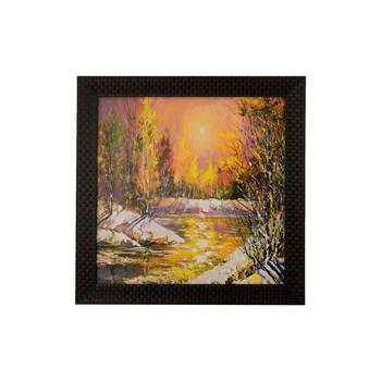 Fall Season Scenary Satin Matt Texture UV Art Painting 1