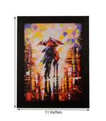 Rain Scene Satin Matt Texture UV Art Painting