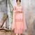 Baby-pink embroidered net salwar