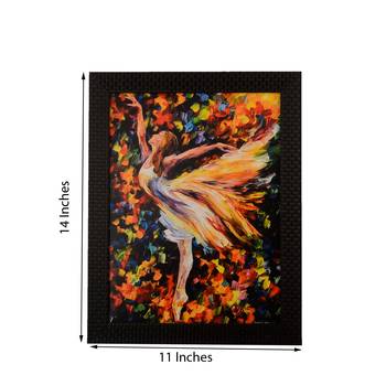 Dancing Little Angel Satin Matt Texture UV Art Painting 2