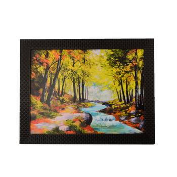Colorful Rive Flow View Satin Matt Texture UV Art Painting 1