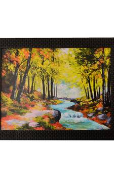 Colorful Rive Flow View Satin Matt Texture UV Art Painting