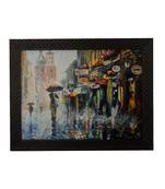 Rainy Season View Satin Matt Texture UV Art Painting