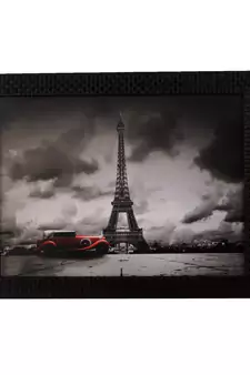 Eiffel Tower Satin Matt Texture UV Art Painting