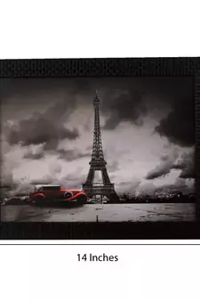 Eiffel Tower Satin Matt Texture UV Art Painting