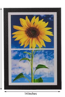 Sunflower Satin Matt Texture UV Art Painting