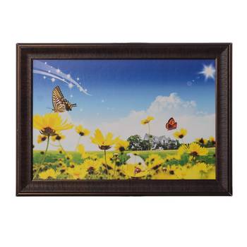 Beautiful Butterflies Satin Matt Texture UV Art Painting 1