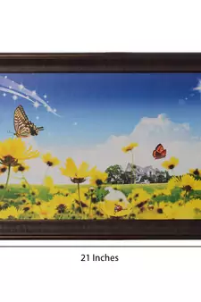 Beautiful Butterflies Satin Matt Texture UV Art Painting