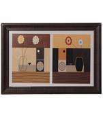 Botanical Flowers Satin Matt Texture UV Art Painting