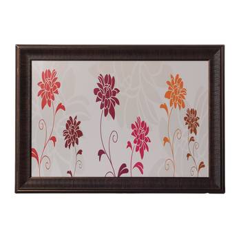 Botanical Flowers Satin Matt Texture UV Art Painting 1
